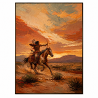 ARBYNART Vintage Americana Art | Beneath the Sunset's Bow