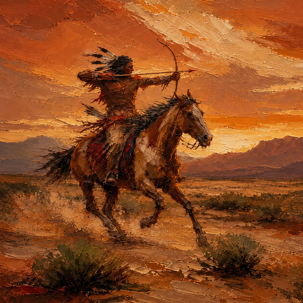 ARBYNART Vintage Americana Art | Beneath the Sunset's Bow