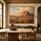ARBYNART Vintage Americana Art | Beneath the Patience of Red Stone