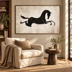 ARBYNART Americana Art | Black Stallion in Flight