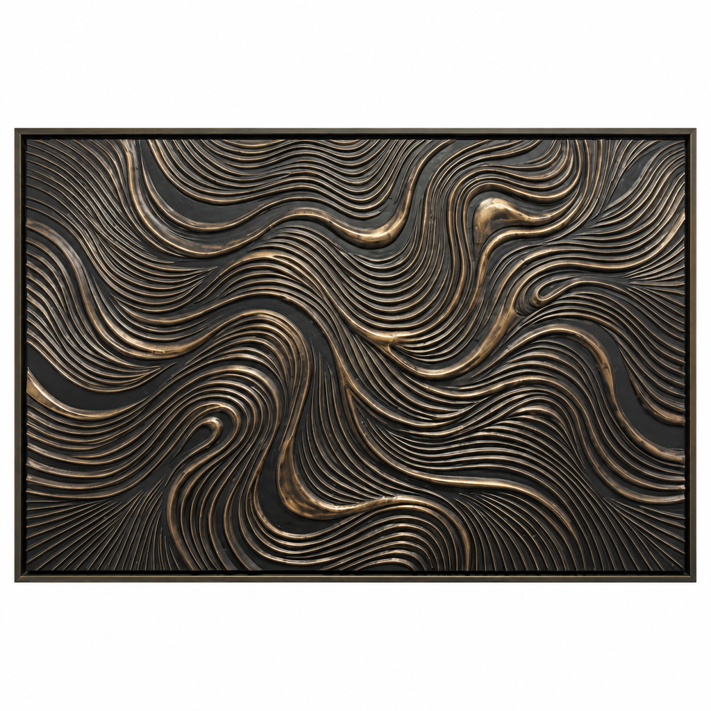 ARBYNART Contemporary Luxe Art | Bronze Current Flow