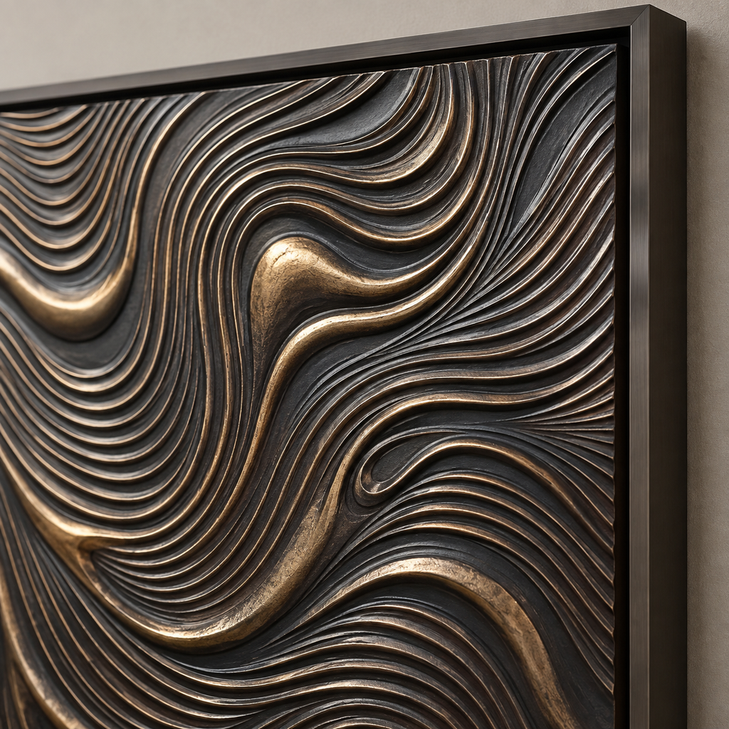 ARBYNART Contemporary Luxe Art | Bronze Current Flow