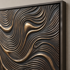 ARBYNART Contemporary Luxe Art | Bronze Current Flow