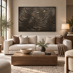 ARBYNART Contemporary Luxe Art | Bronze Current Flow