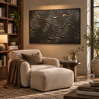 ARBYNART Contemporary Luxe Art | Bronze Current Flow