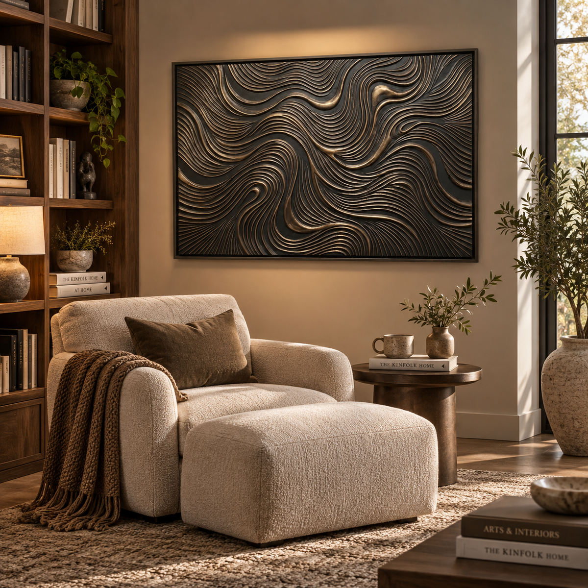 ARBYNART Contemporary Luxe Art | Bronze Current Flow