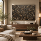 ARBYNART Contemporary Luxe Art | Bronze Strata Echo