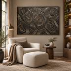 ARBYNART Contemporary Luxe Art | Bronze Strata Echo