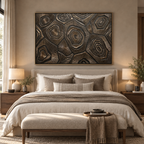 ARBYNART Contemporary Luxe Art | Bronze Strata Echo