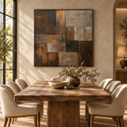 ARBYNART Wabi-Sabi Art | Burnished Earth Mosaic