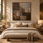 ARBYNART Wabi-Sabi Art | Burnished Earth Mosaic