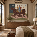 ARBYNART Vintage Americana Art | Cattle Journey