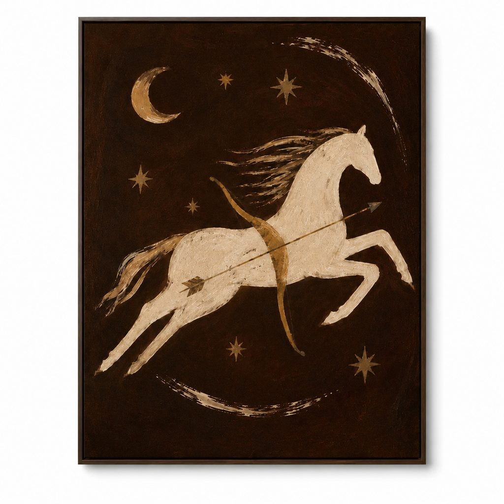 ARBYNART Vintage Americana Art | Celestial Charger's Flight