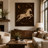 ARBYNART Vintage Americana Art | Celestial Charger's Flight