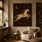 ARBYNART Vintage Americana Art | Celestial Charger's Flight