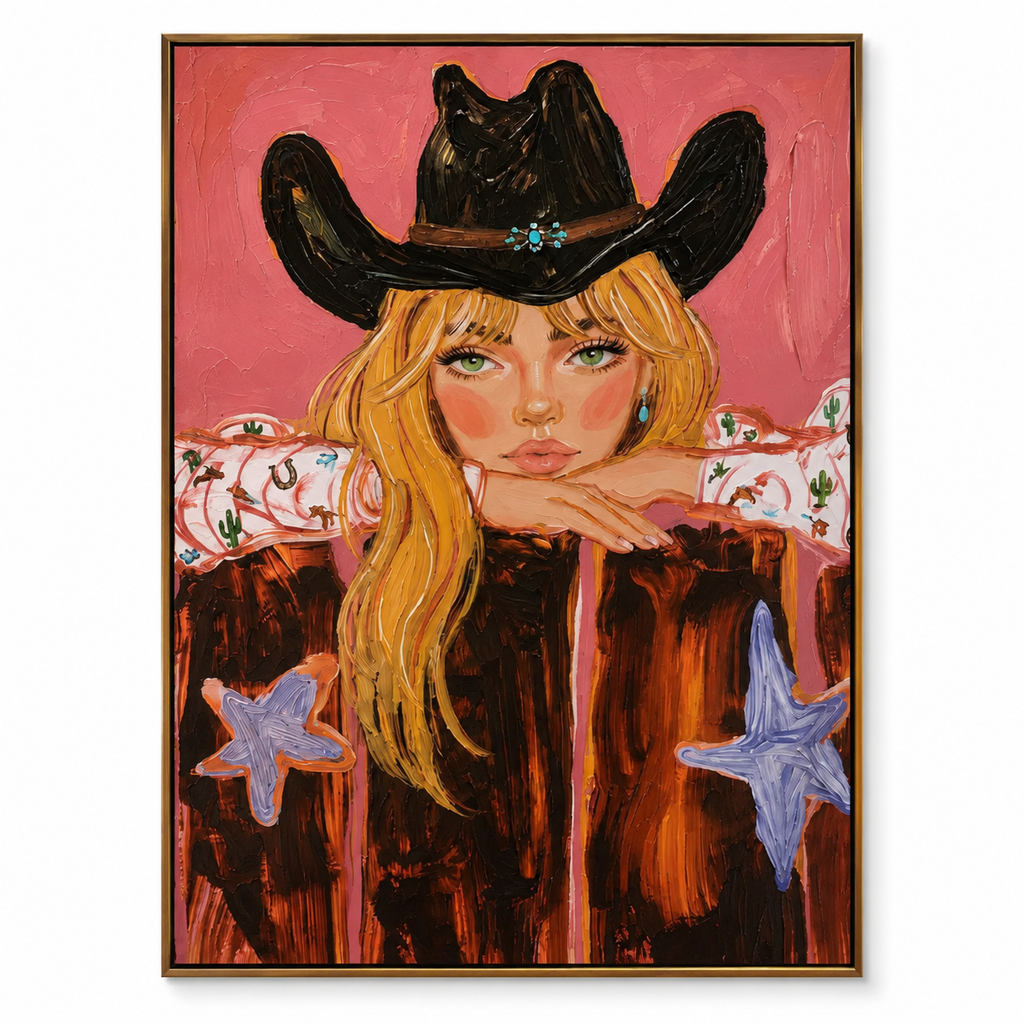 ARBYNART POP Art | Celestial Cowgirl Muse