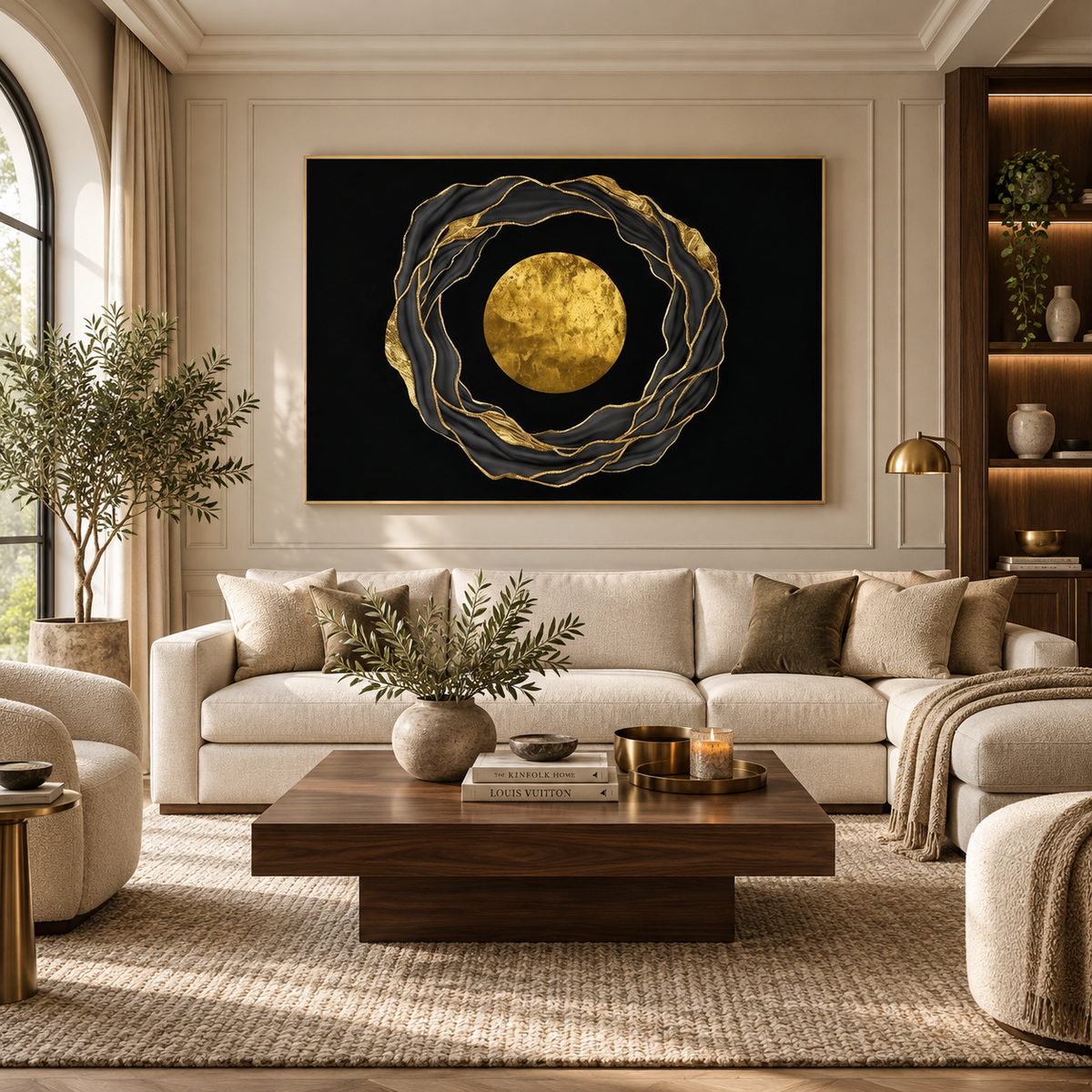 ARBYNART Contemporary Luxe Art | Celestial Orbit