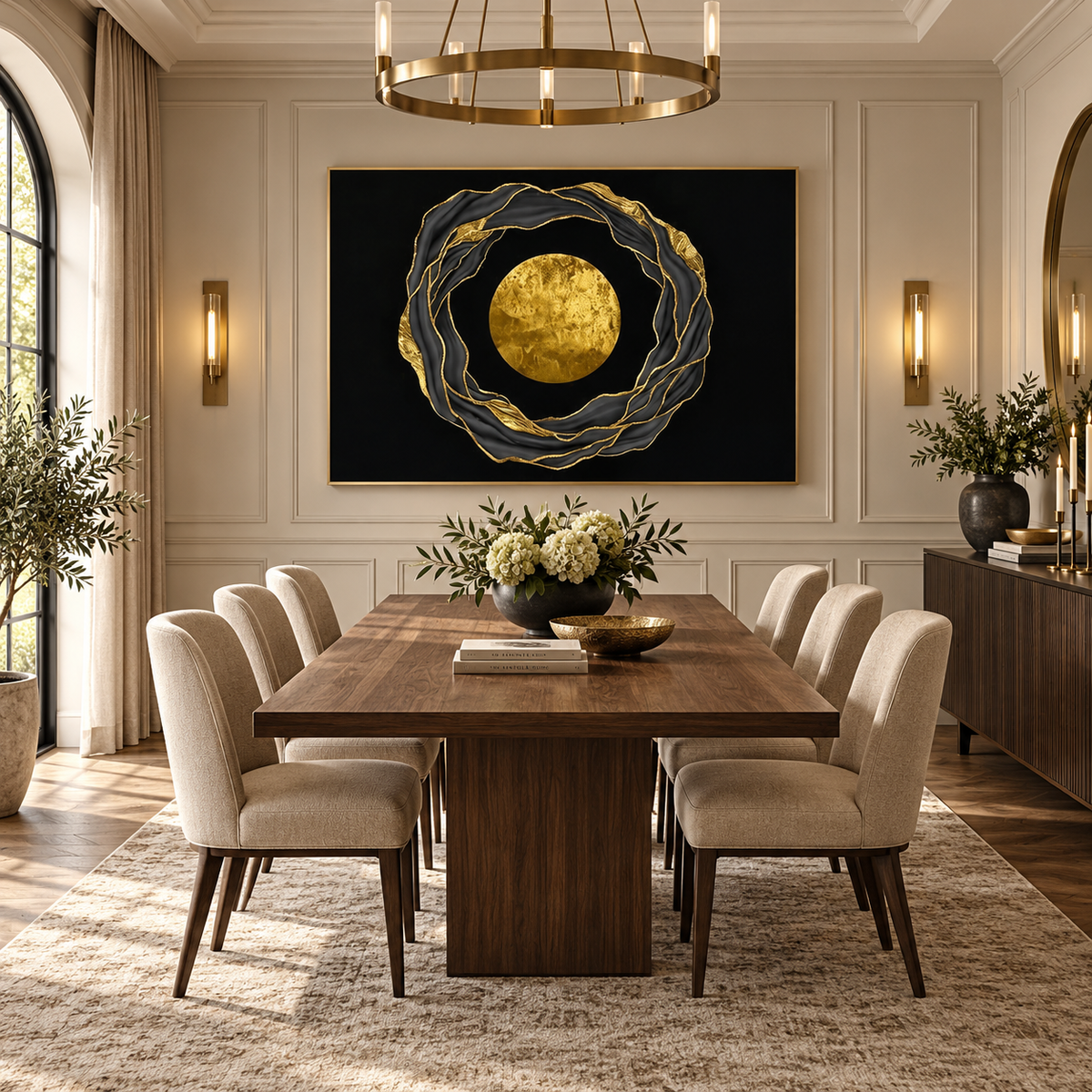 ARBYNART Contemporary Luxe Art | Celestial Orbit