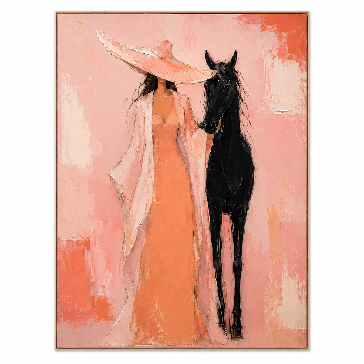ARBYNART POP Art | Blush Reverie With Steed
