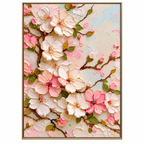 ARBYNART 3D Textured Art | Cherry Blossom Relief