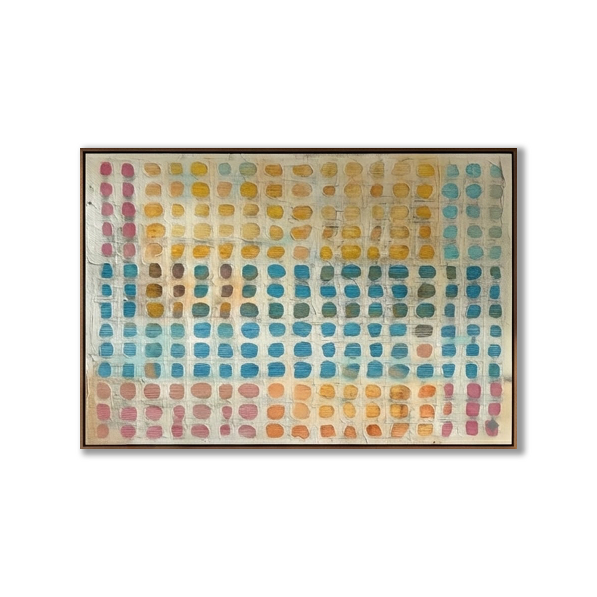 ARBYNART Wabi-Sabi Art | Chromatic Grid