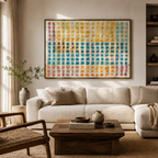 ARBYNART Wabi-Sabi Art | Chromatic Grid