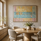 ARBYNART Wabi-Sabi Art | Chromatic Grid