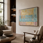 ARBYNART Wabi-Sabi Art | Chromatic Grid