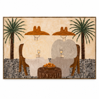 ARBYNART Vintage Americana Art | Citrus Toast Under Palms