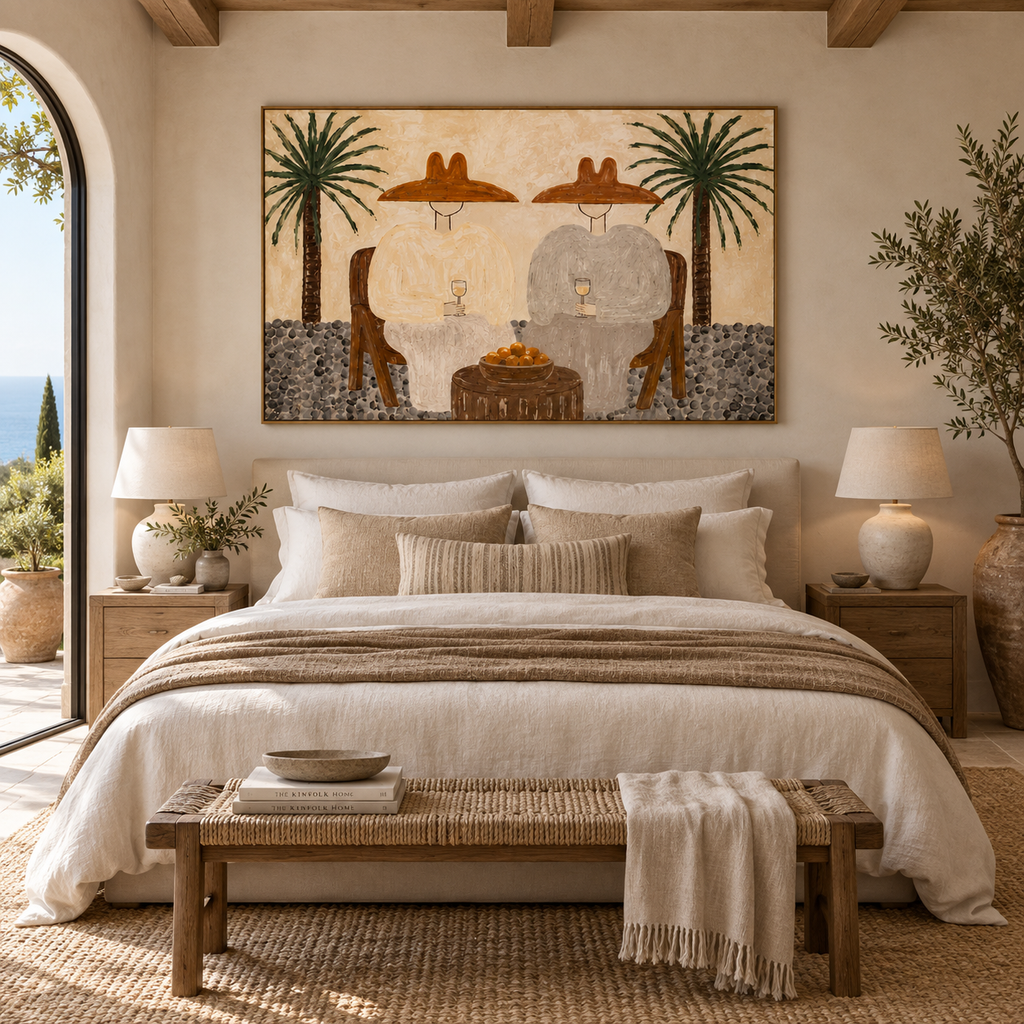 ARBYNART Vintage Americana Art | Citrus Toast Under Palms
