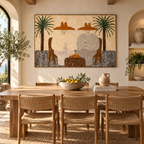 ARBYNART Vintage Americana Art | Citrus Toast Under Palms