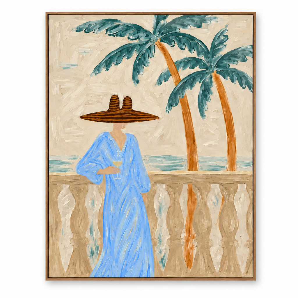 ARBYNART Vintage Americana Art | Coastal Balcony Vista