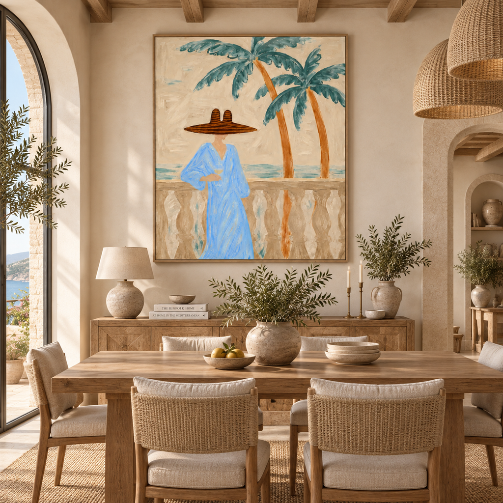 ARBYNART Vintage Americana Art | Coastal Balcony Vista