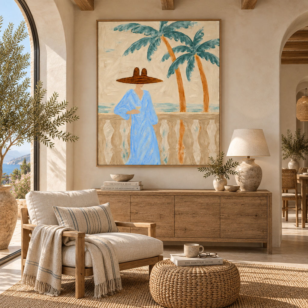 ARBYNART Vintage Americana Art | Coastal Balcony Vista