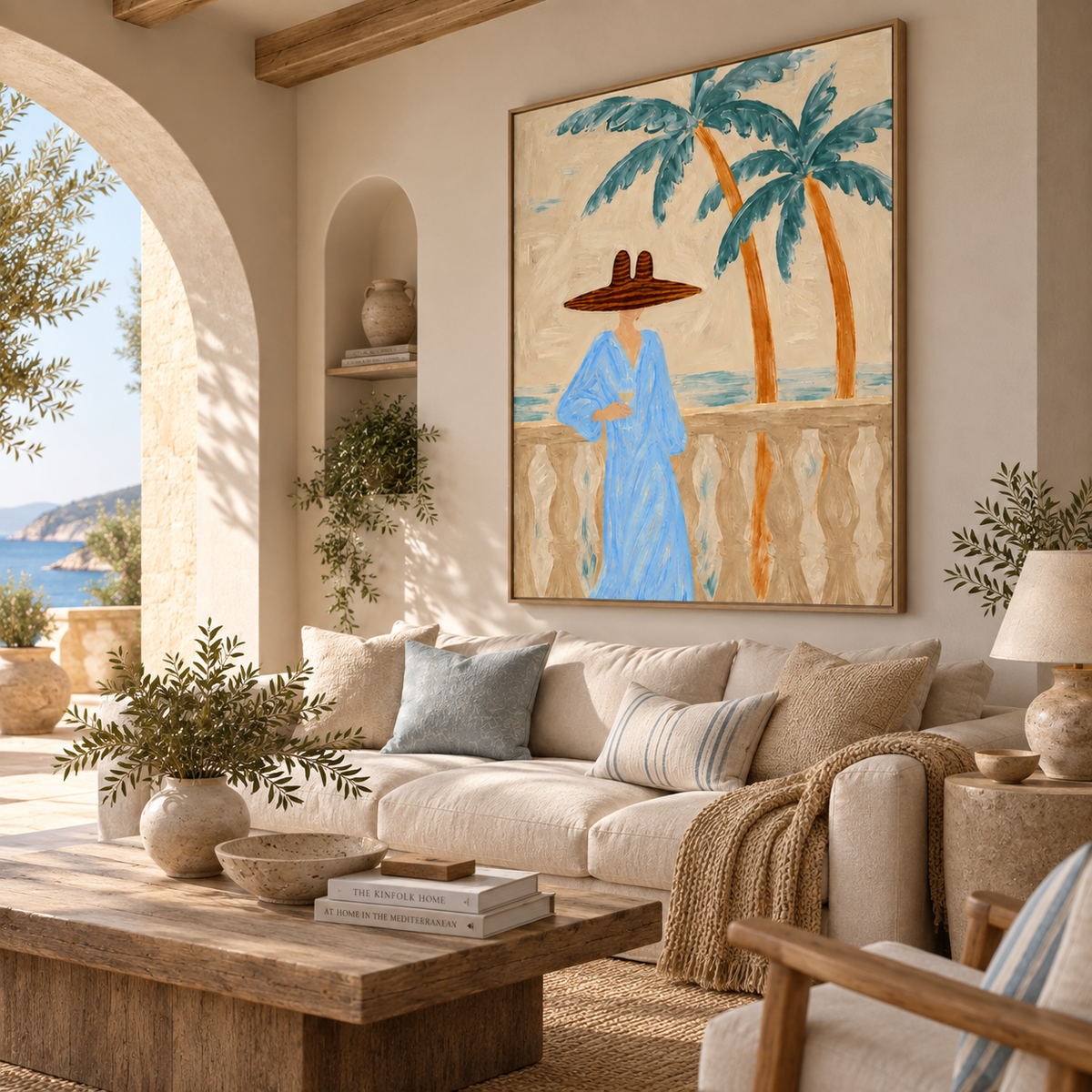 ARBYNART Vintage Americana Art | Coastal Balcony Vista