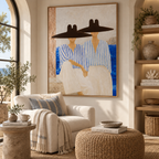 ARBYNART Vintage Americana Art | Coastal Hat Duo
