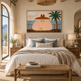 ARBYNART Vintage Americana Art | Coastal Wine Reverie