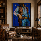 ARBYNART POP Art | Cobalt Nights and Leather