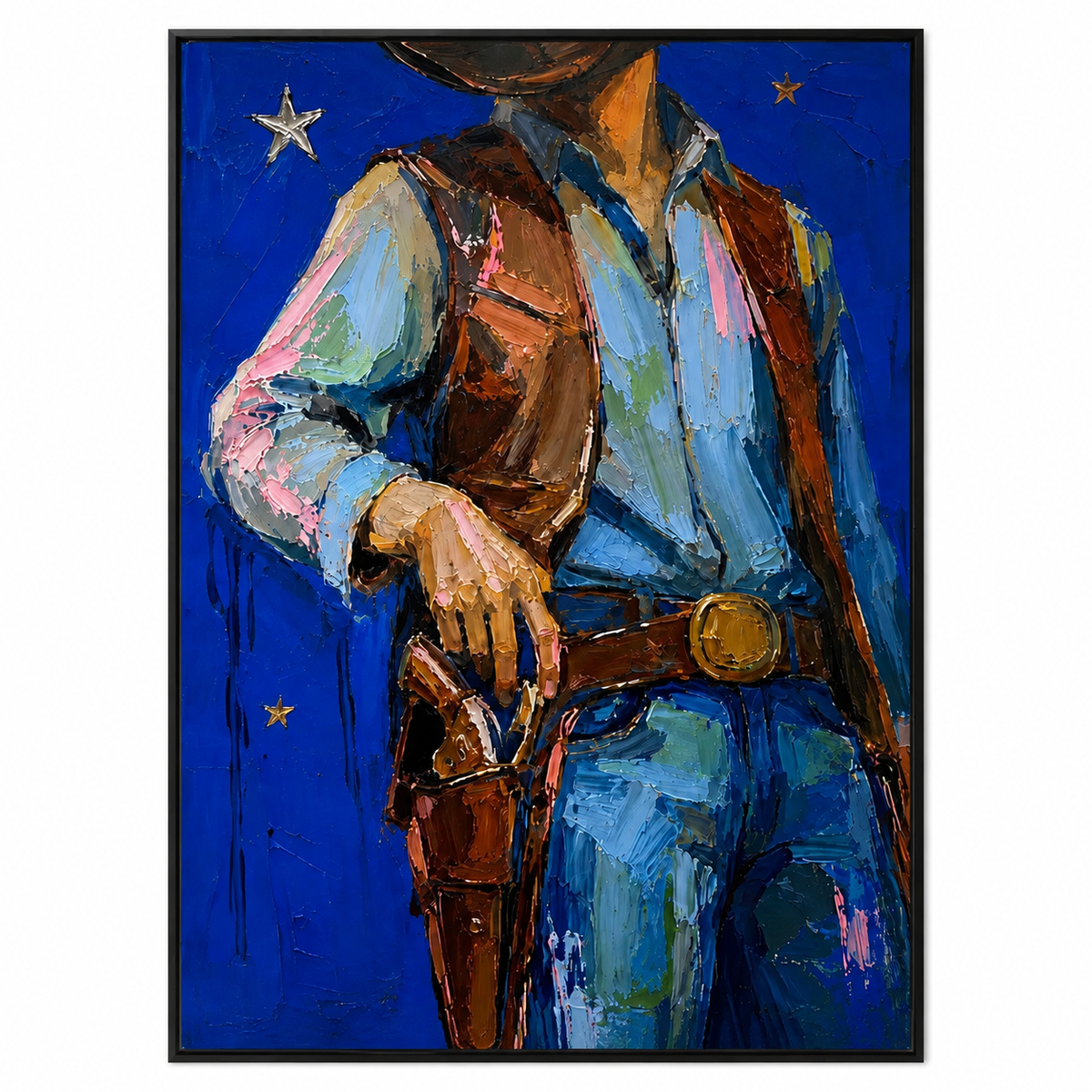ARBYNART POP Art | Cobalt Nights and Leather