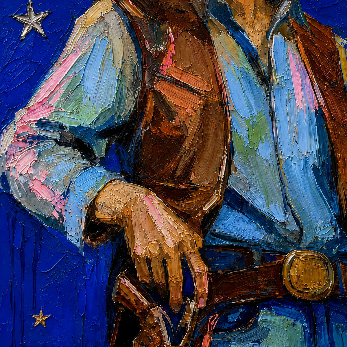 ARBYNART POP Art | Cobalt Nights and Leather