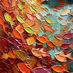 ARBYNART Abstract Art | Coral Whispers