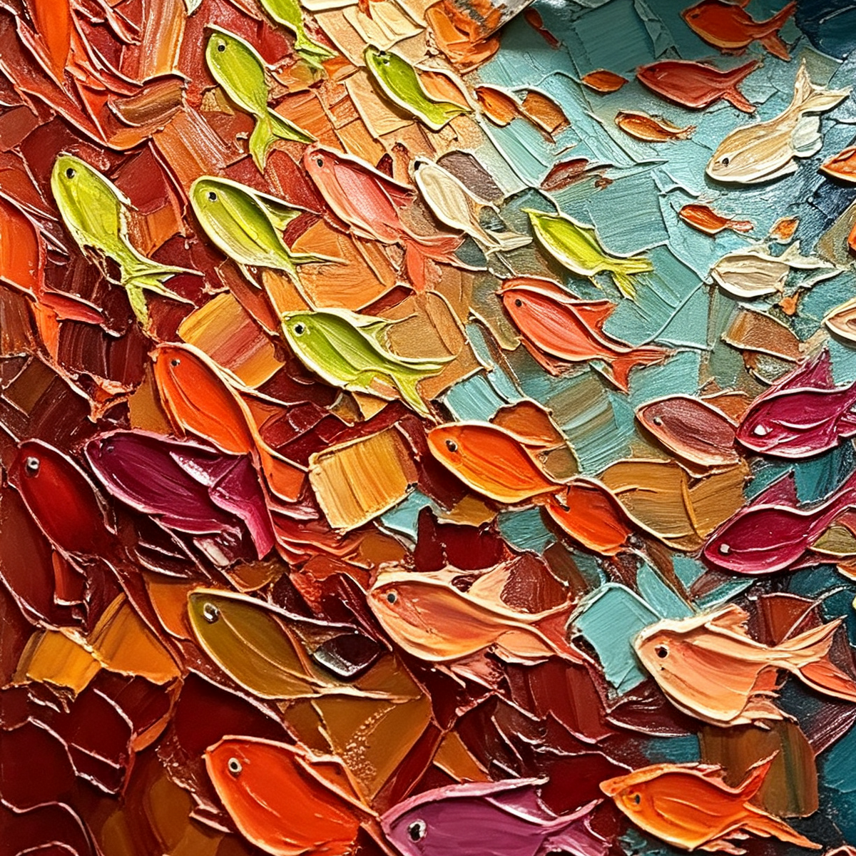 ARBYNART Abstract Art | Coral Whispers