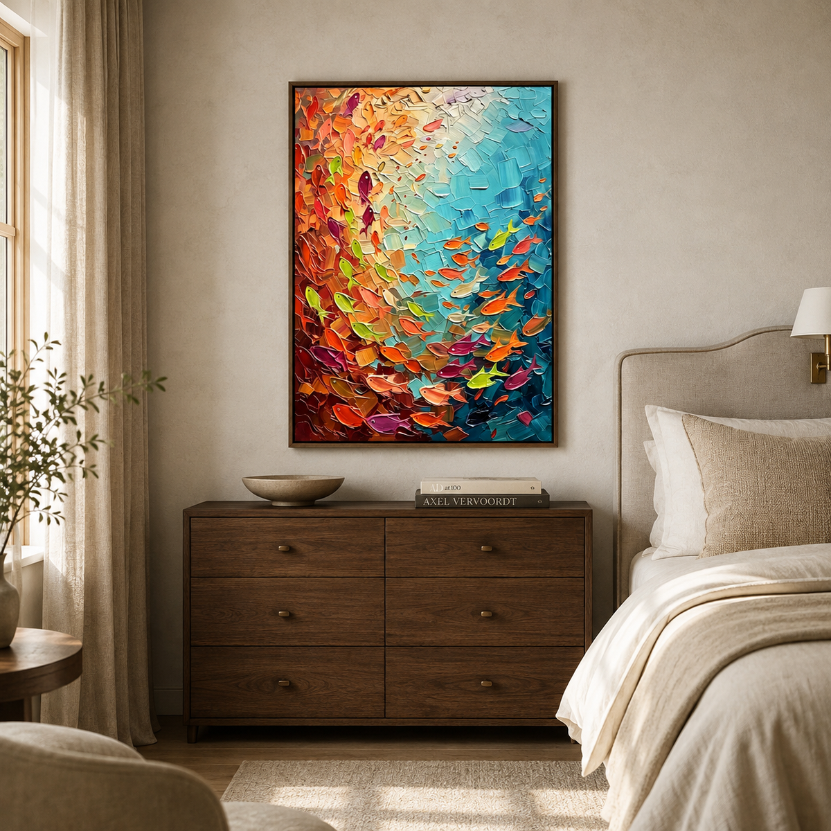 ARBYNART Abstract Art | Coral Whispers