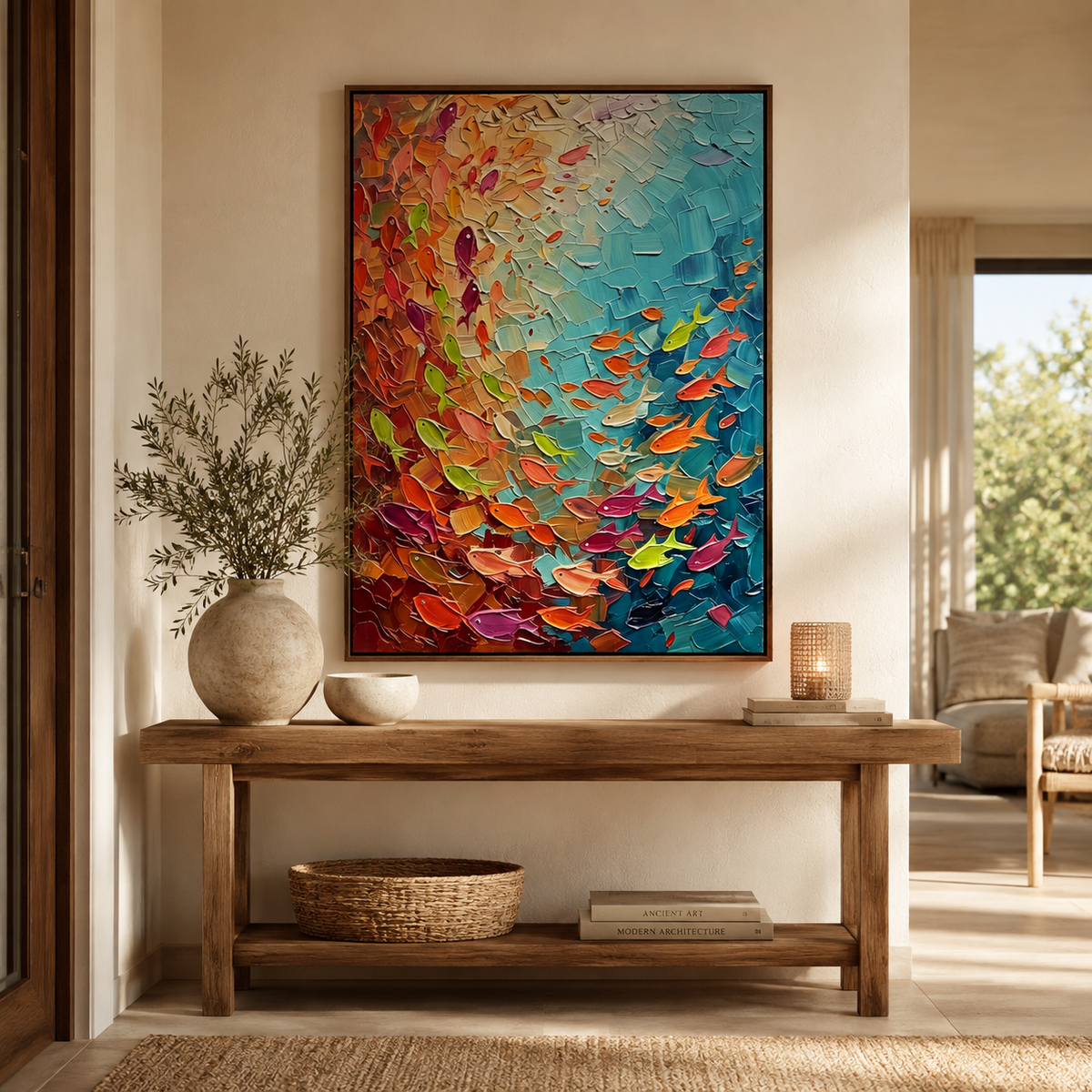 ARBYNART Abstract Art | Coral Whispers