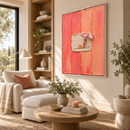 ARBYNART 3D Textured Art | Coral Summer Interlude