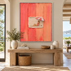 ARBYNART 3D Textured Art | Coral Summer Interlude