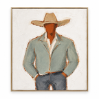 ARBYNART Vintage Americana Art | Cowboy Calm