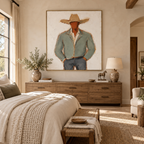 ARBYNART Vintage Americana Art | Cowboy Calm