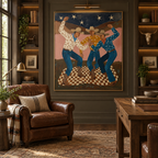 ARBYNART Vintage Americana Art | Cowboy Trio