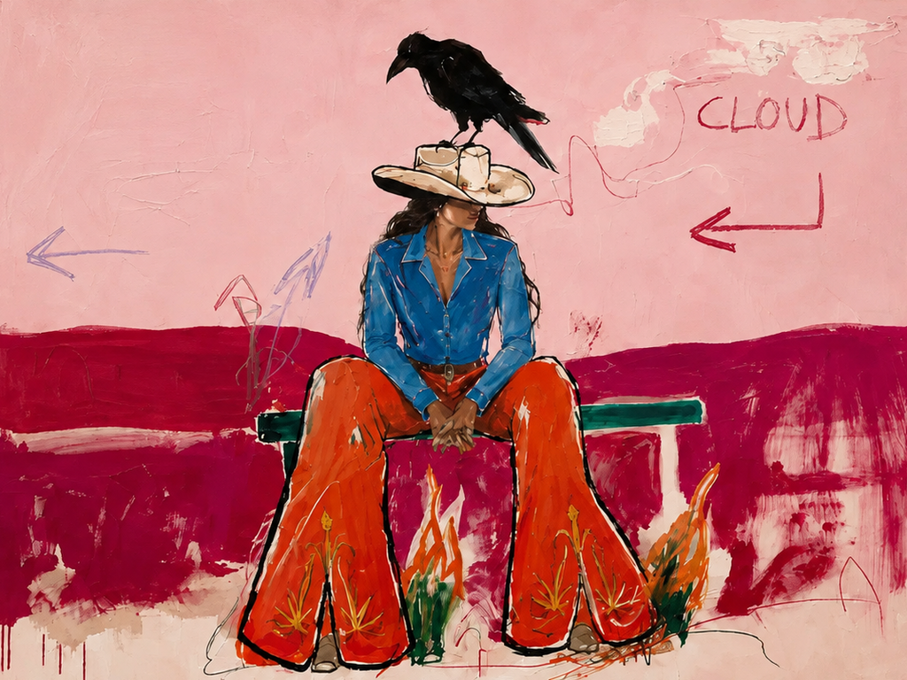 ARBYNART POP Art | Cowgirl & Crow